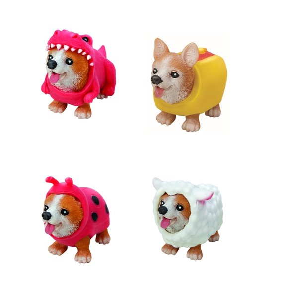 Schylling 3Pocket Pups Squeeze Party Puppies- Adorable Removable Costume! - Picture 8 of 8